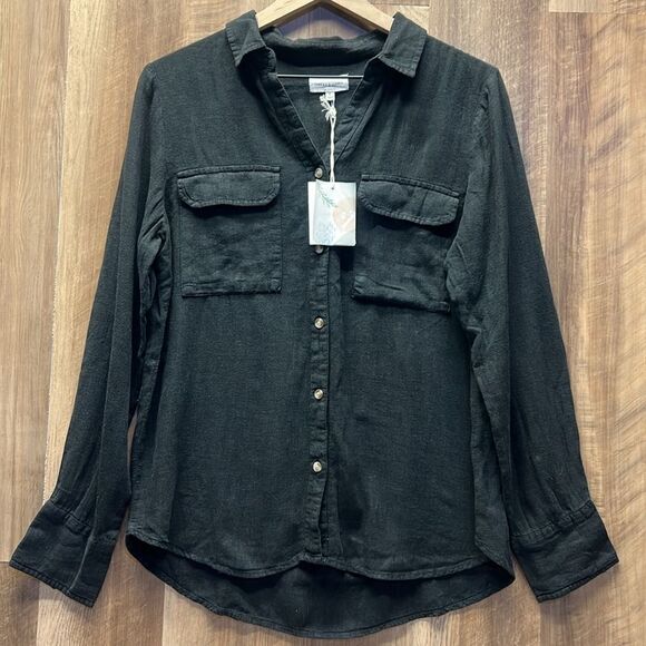 THREAD AND SUPPLY - FARRAH SHIRT in Black - Picture 4 of 6